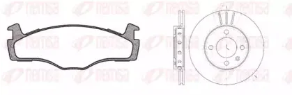 8171.05 REMSA Комплект тормозов, дисковый тормозной механизм