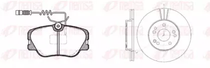 8189.00 REMSA Комплект тормозов, дисковый тормозной механизм