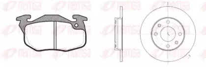 8192.00 REMSA Комплект тормозов, дисковый тормозной механизм
