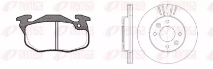 8192.02 REMSA Комплект тормозов, дисковый тормозной механизм