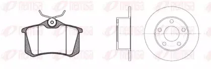 8263.00 REMSA Комплект тормозов, дисковый тормозной механизм