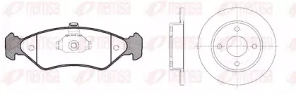 8285.02 REMSA Комплект тормозов, дисковый тормозной механизм