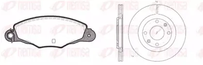 8659.01 REMSA Комплект тормозов, дисковый тормозной механизм