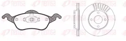 8691.00 REMSA Комплект тормозов, дисковый тормозной механизм