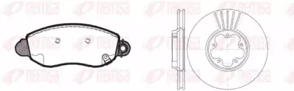 8772.01 REMSA Комплект тормозов, дисковый тормозной механизм