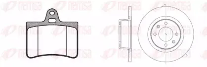 8830.00 REMSA Комплект тормозов, дисковый тормозной механизм