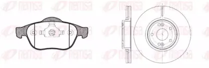 8843.00 REMSA Комплект тормозов, дисковый тормозной механизм