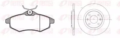 8881.00 REMSA Комплект тормозов, дисковый тормозной механизм