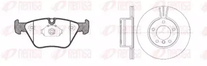 8963.00 REMSA Комплект тормозов, дисковый тормозной механизм