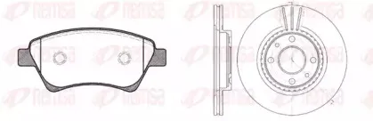 8976.01 REMSA Комплект тормозов, дисковый тормозной механизм