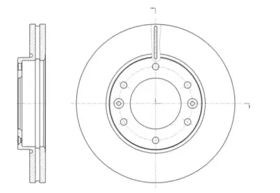 61396.10 REMSA Тормозной диск