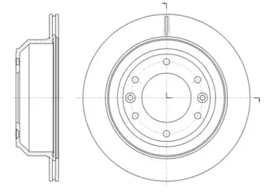 61397.10 REMSA Тормозной диск