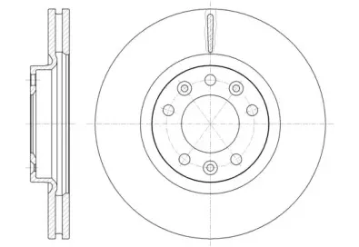 61471.10 REMSA Тормозной диск