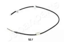 BC-117 JAPANPARTS Трос, стояночная тормозная система