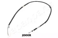 BC-2006R JAPANPARTS Трос, стояночная тормозная система