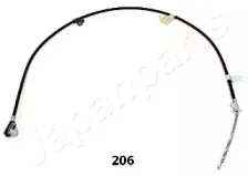 BC-206 JAPANPARTS Трос, стояночная тормозная система