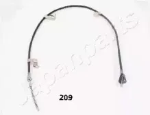 BC-209 JAPANPARTS Трос, стояночная тормозная система