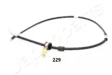 BC-229 JAPANPARTS Трос, стояночная тормозная система