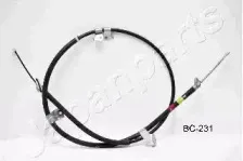 BC-231 JAPANPARTS Трос, стояночная тормозная система