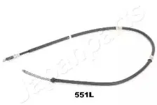 BC-551L JAPANPARTS Трос, стояночная тормозная система