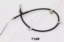 BC-712R JAPANPARTS Трос, стояночная тормозная система