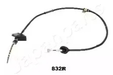 BC-832R JAPANPARTS Трос, стояночная тормозная система