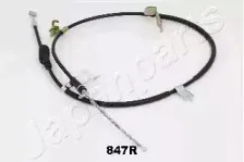 BC-847R JAPANPARTS Трос, стояночная тормозная система