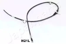 BC-H21L JAPANPARTS Трос, стояночная тормозная система