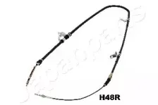 BC-H48R JAPANPARTS Трос, стояночная тормозная система