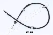 BC-K21R JAPANPARTS Трос, стояночная тормозная система