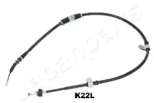 BC-K22L JAPANPARTS Трос, стояночная тормозная система