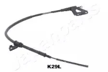 BC-K29L JAPANPARTS Трос, стояночная тормозная система