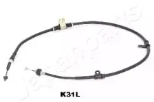 BC-K31L JAPANPARTS Трос, стояночная тормозная система