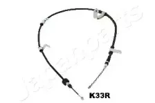 BC-K33R JAPANPARTS Трос, стояночная тормозная система