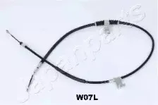 BC-W07L JAPANPARTS Трос, стояночная тормозная система
