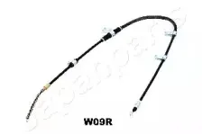 BC-W09R JAPANPARTS Трос, стояночная тормозная система