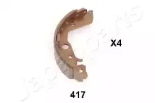 GF-417AF JAPANPARTS Комплект тормозных колодок