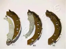 GF-511AF JAPANPARTS Комплект тормозных колодок