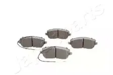 PA-0028AF JAPANPARTS Комплект тормозных колодок, дисковый тормоз