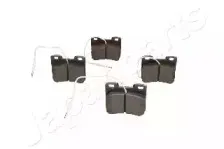 PA-0034AF JAPANPARTS Комплект тормозных колодок, дисковый тормоз