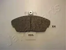 PA-003AF JAPANPARTS Комплект тормозных колодок, дисковый тормоз