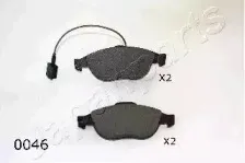 PA-0046AF JAPANPARTS Комплект тормозных колодок, дисковый тормоз