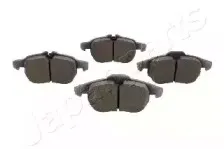 PA-0074AF JAPANPARTS Комплект тормозных колодок, дисковый тормоз