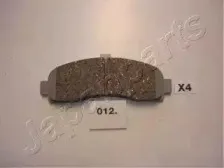 PA-012AF JAPANPARTS Комплект тормозных колодок, дисковый тормоз