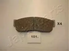 PA-101AF JAPANPARTS Комплект тормозных колодок, дисковый тормоз