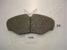 PA-109AF JAPANPARTS Комплект тормозных колодок, дисковый тормоз