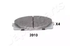 PA-2010AF JAPANPARTS Комплект тормозных колодок, дисковый тормоз