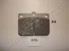 PA-310AF JAPANPARTS Комплект тормозных колодок, дисковый тормоз