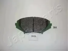PA-313AF JAPANPARTS Комплект тормозных колодок, дисковый тормоз