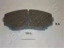 PA-384AF JAPANPARTS Комплект тормозных колодок, дисковый тормоз